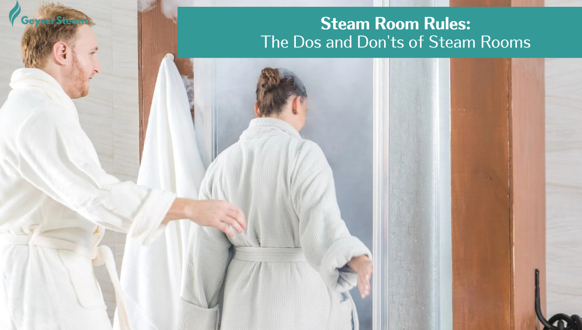 public steam room do's and don'ts