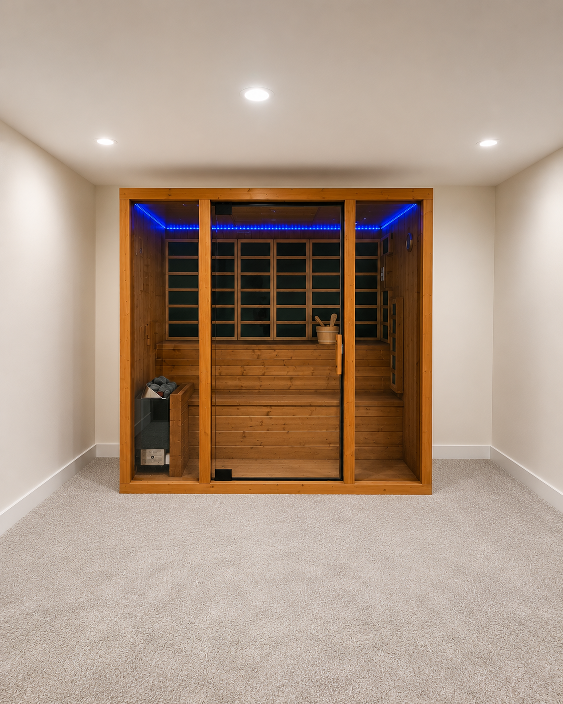 Valera - 3-4 person Indoor & Outdoor Traditional & Infrared Sauna