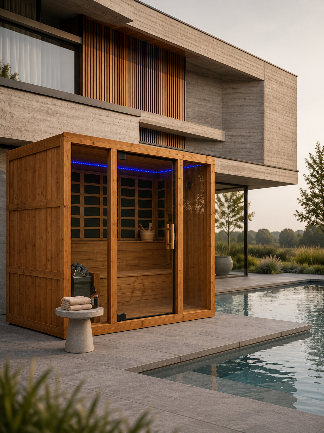 Valera - 3-4 person Indoor & Outdoor Traditional & Infrared Sauna