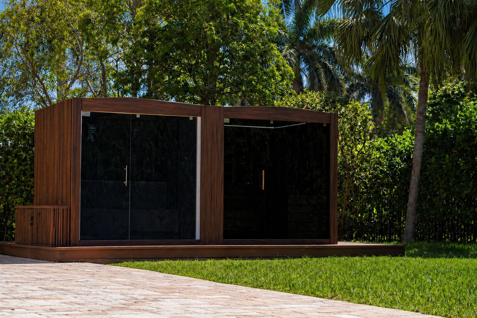 Gadol® - Traditional Sauna + Steam Room Dual Cabin - 4-6 person - Indoors / Out