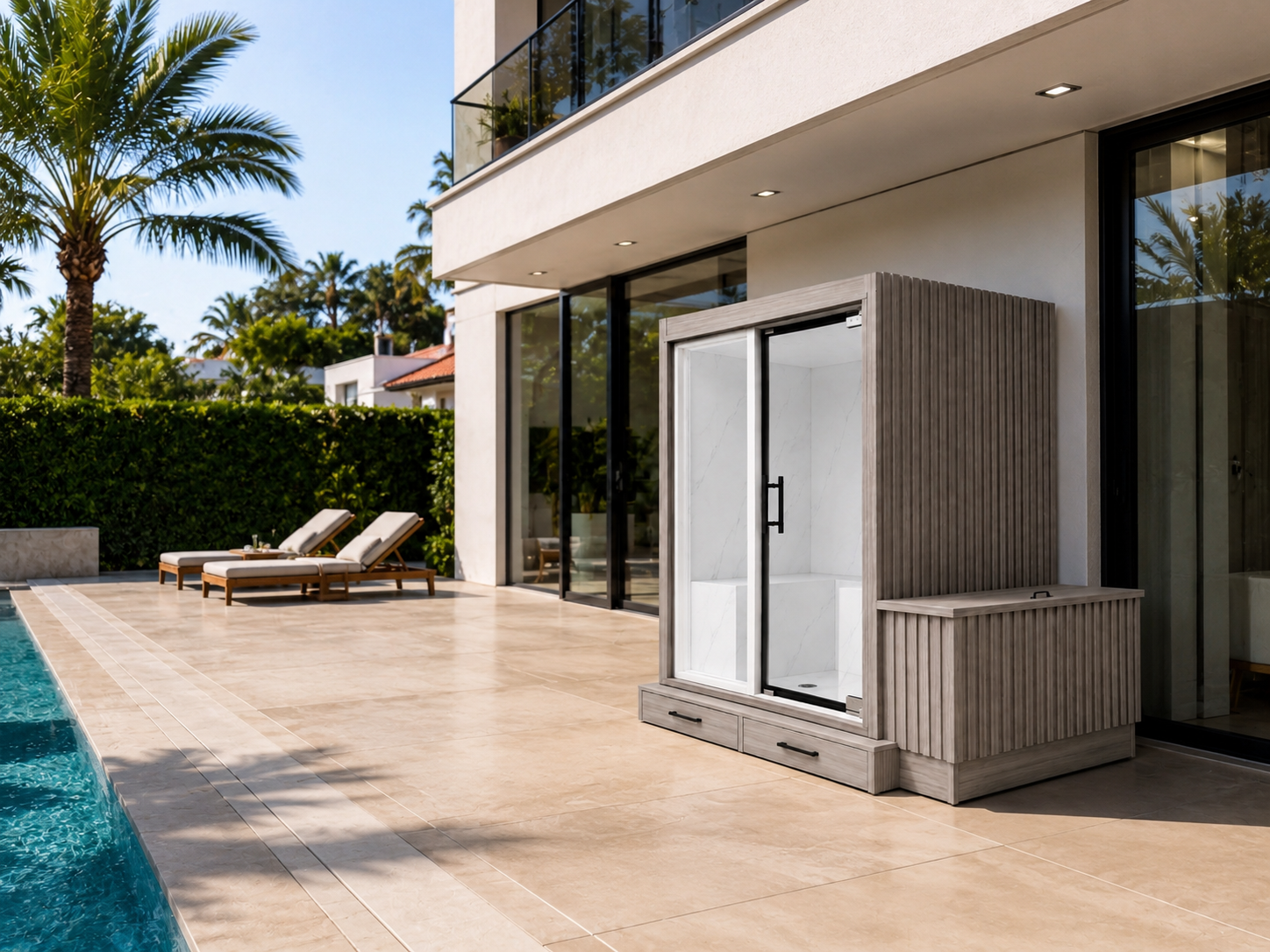 Vista 4 - Outdoor and Indoor 4-Person Steam Room