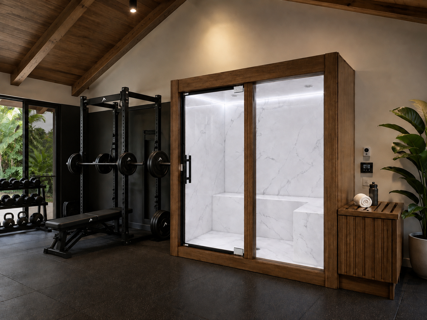 Vista 4 - Outdoor and Indoor 4-Person Steam Room