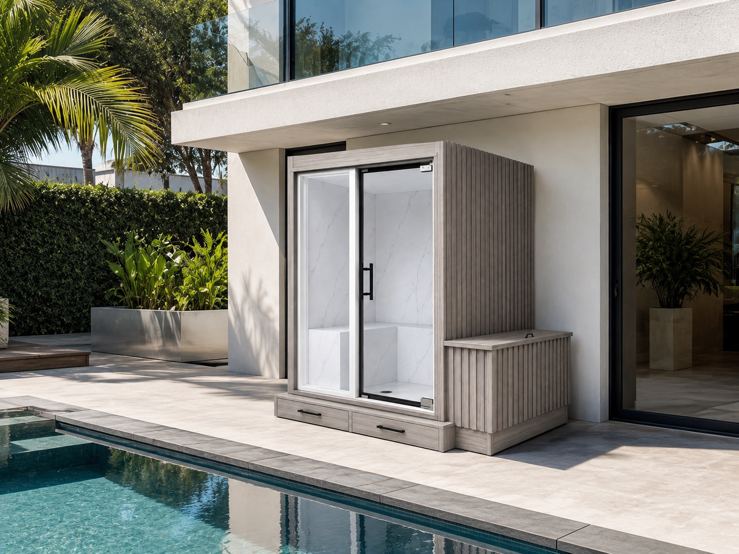 Vista 4 - Outdoor and Indoor 4-Person Steam Room