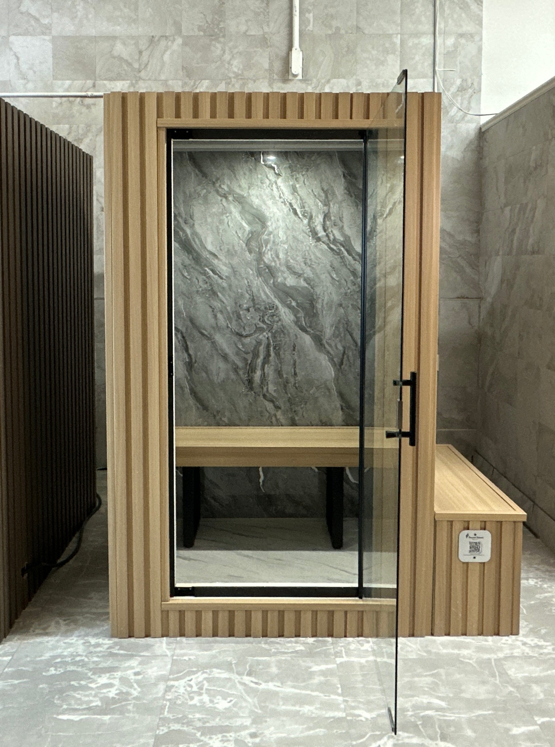 Fly Geyser® - 2 Person Indoor & Outdoor - Steam Sauna Room - Monaco Gray