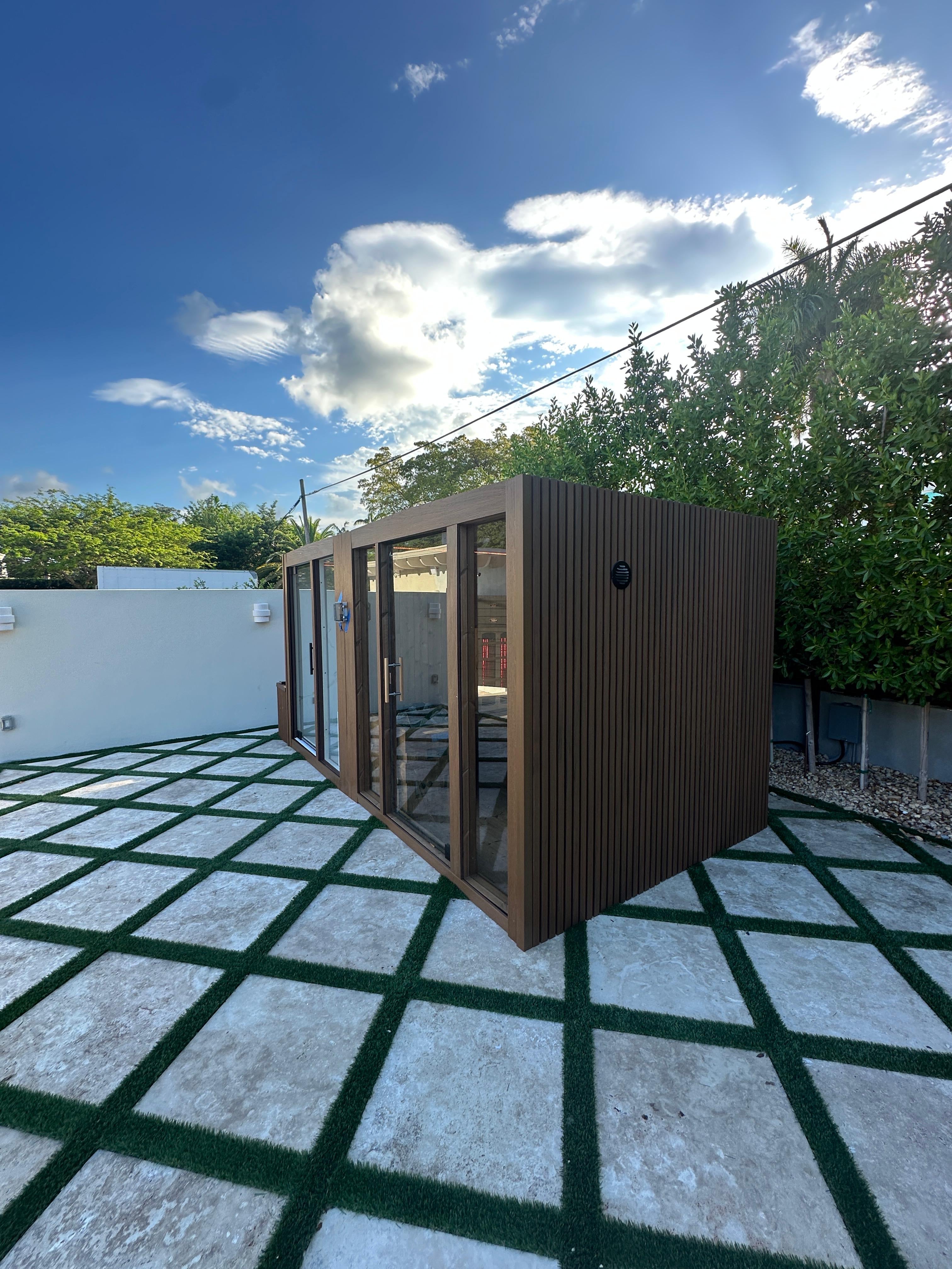 Nova® - Traditional Sauna + Infrared + Steam Room Dual Cabin - 4-6 person - Outdoors / Indoors