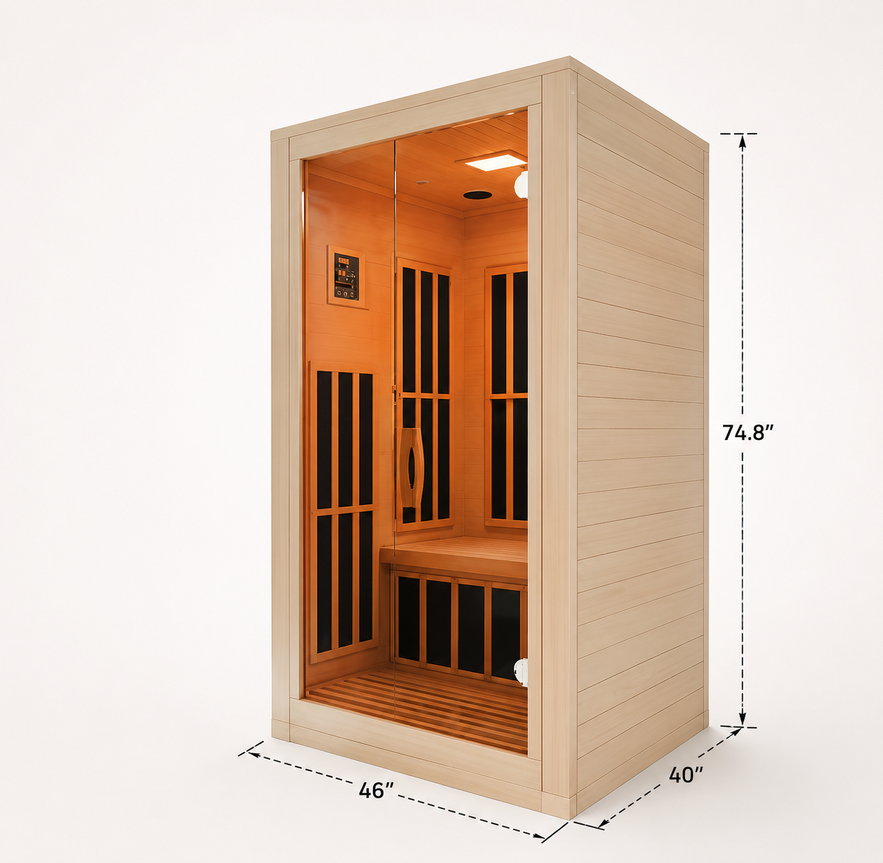 Luma - 2 person Indoor Infrared Sauna + Red Light
