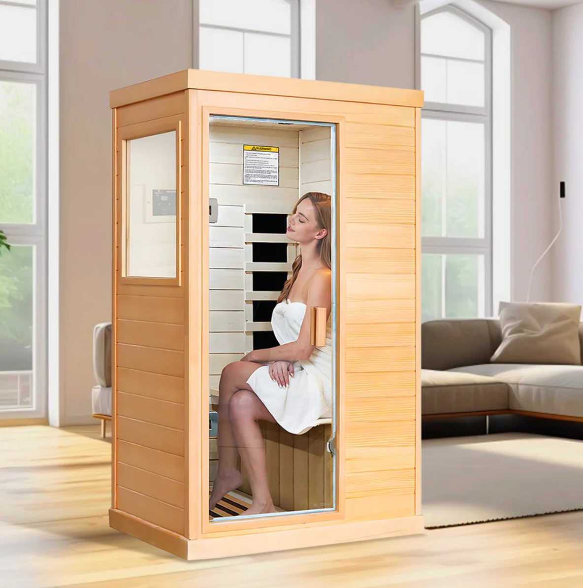 1-Person Indoor Low EMF Far Infrared Sauna