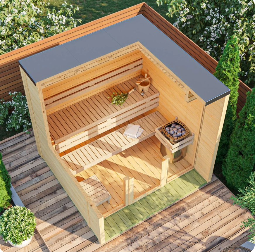 Traditional Outdoor Sauna (4-6 person)