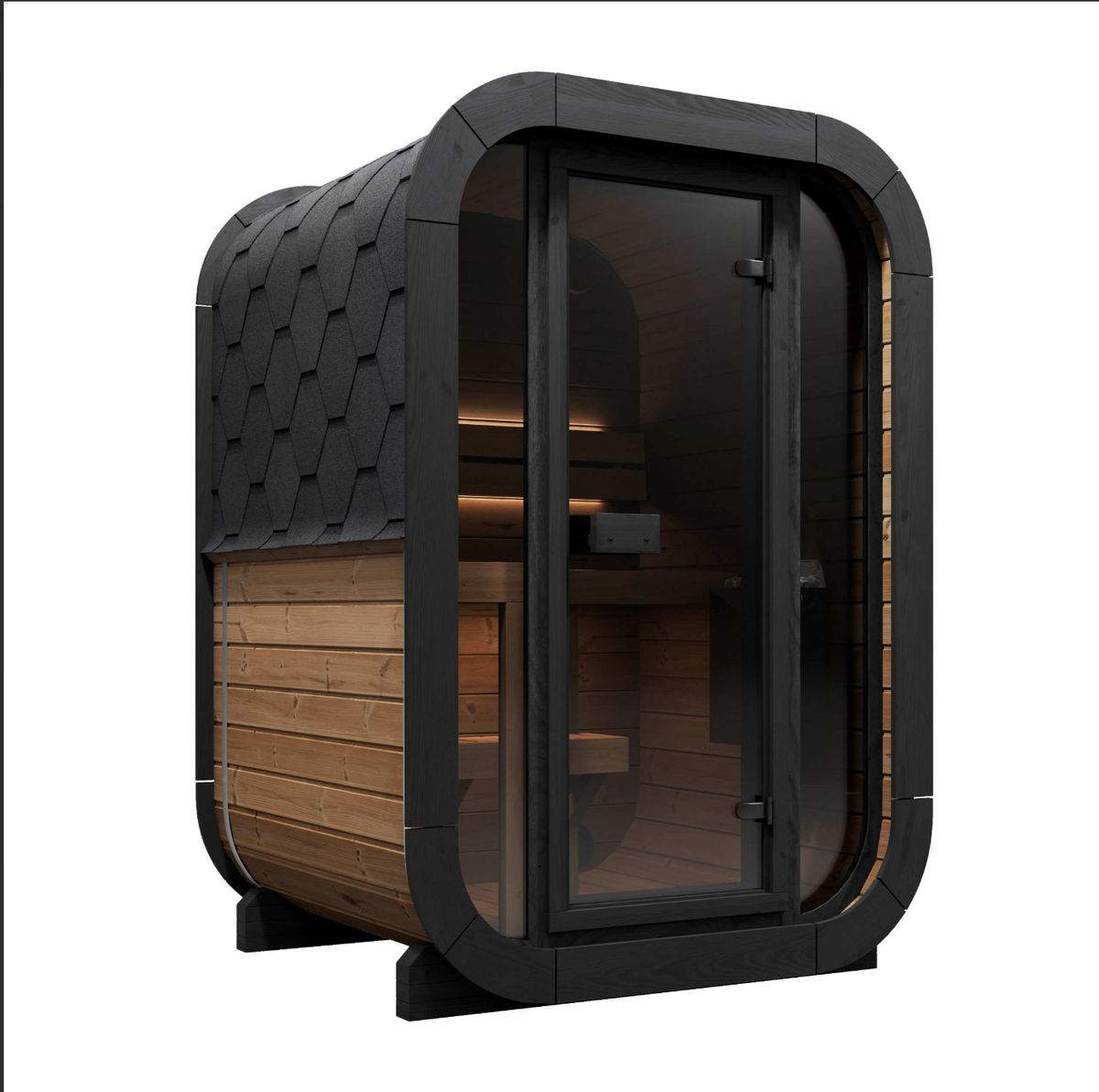 SaunaLife Model CL3G - 2-person Outdoor Traditional Sauna