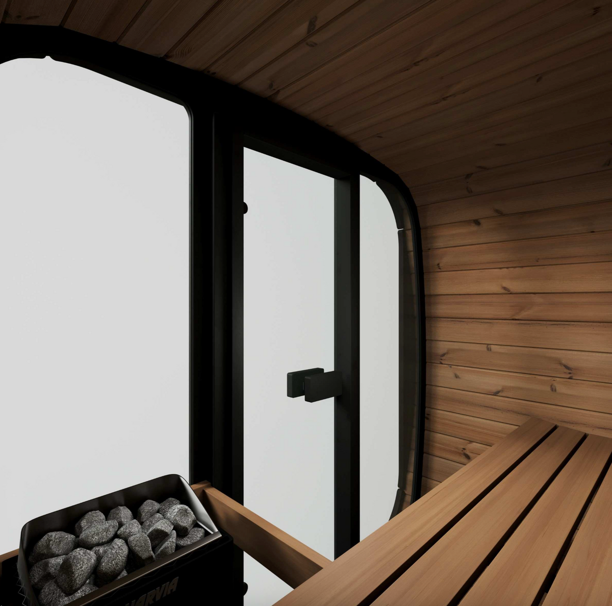 SaunaLife Model CL4G - 3-person Outdoor Traditional Sauna