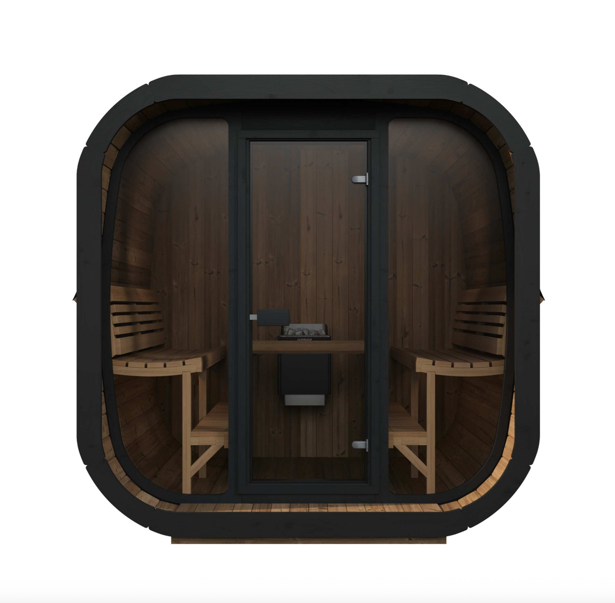 SaunaLife Model CL7G - 6-person Outdoor Traditional Sauna