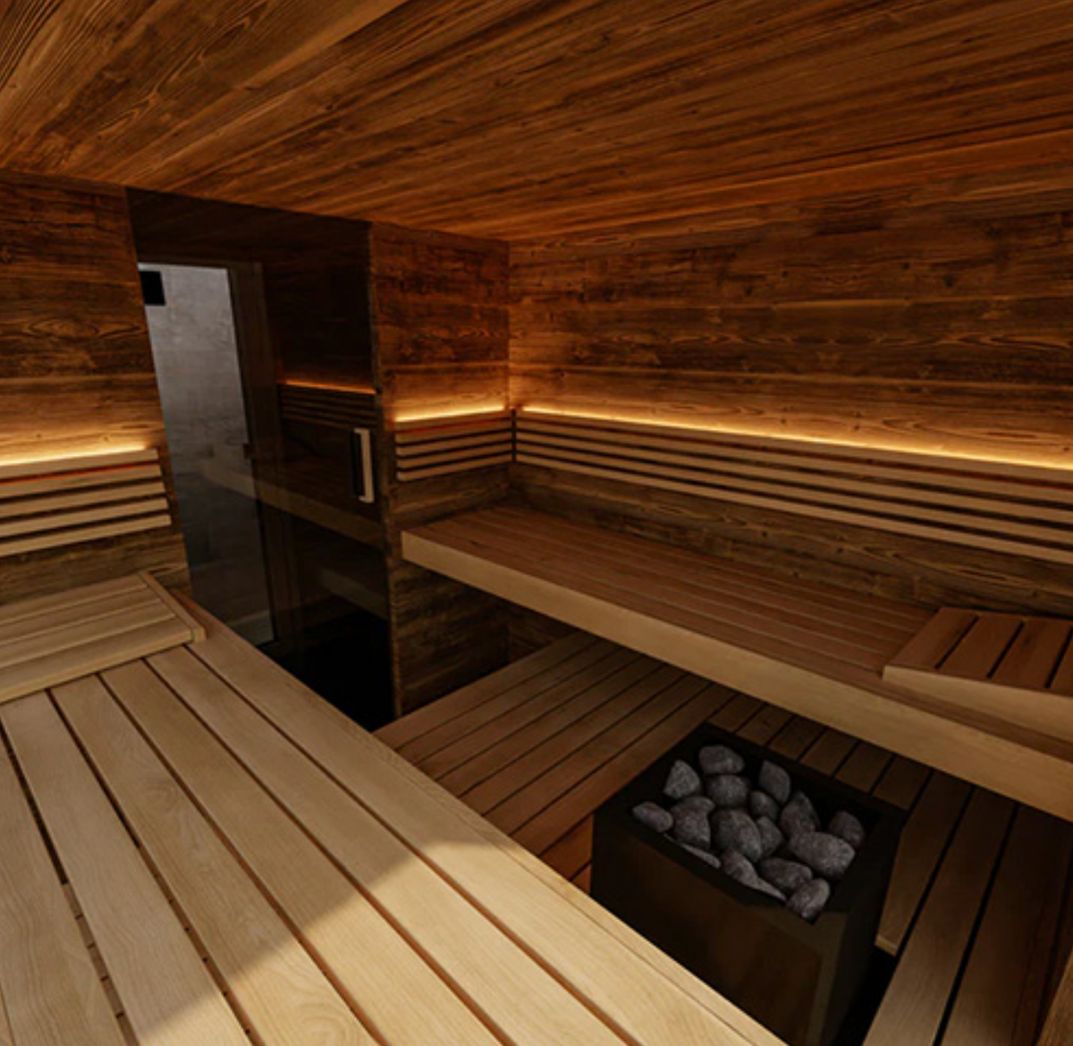 ThermaSol Ombra Sauna Cabin - 5 person Outdoor Sauna