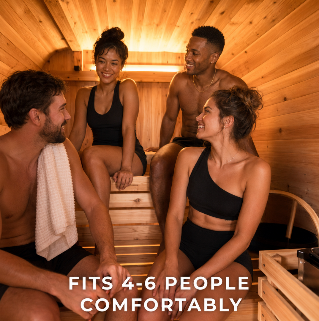 Lulay Large - 4-6 person - Traditional Outdoor Sauna