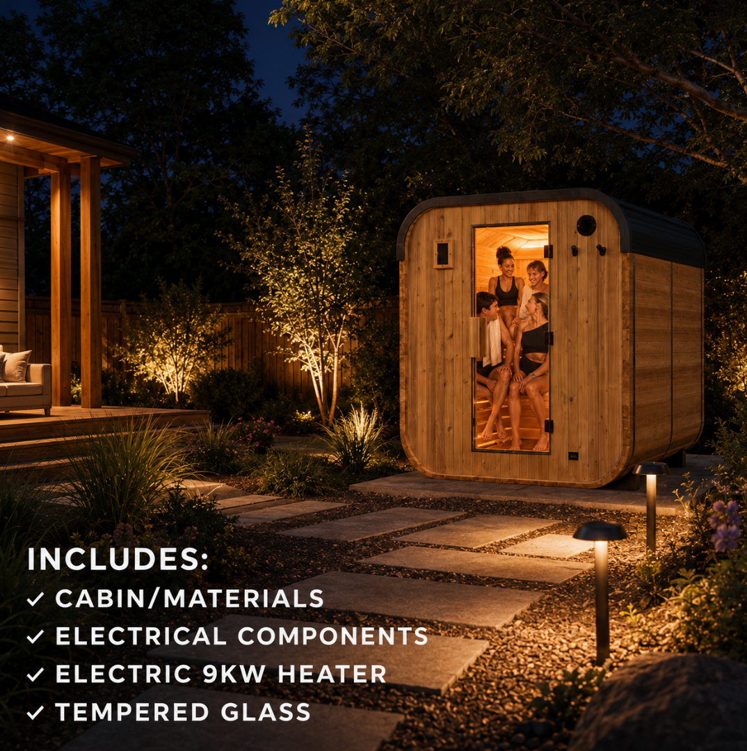 Lulay Large - 4-6 person - Traditional Outdoor Sauna