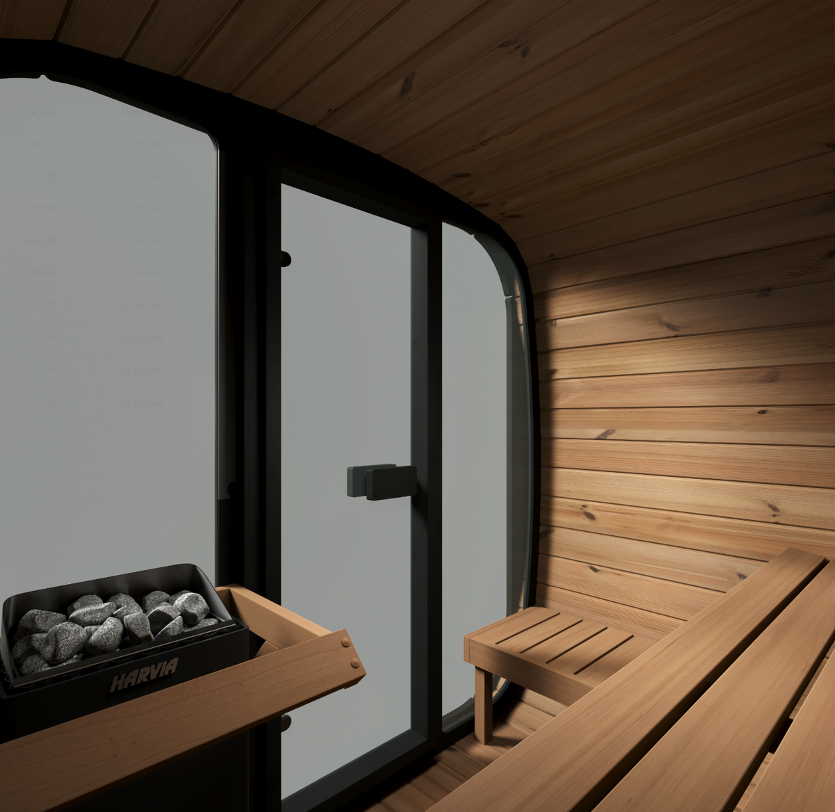 SaunaLife Model CL5G - 4-person Outdoor Traditional Sauna