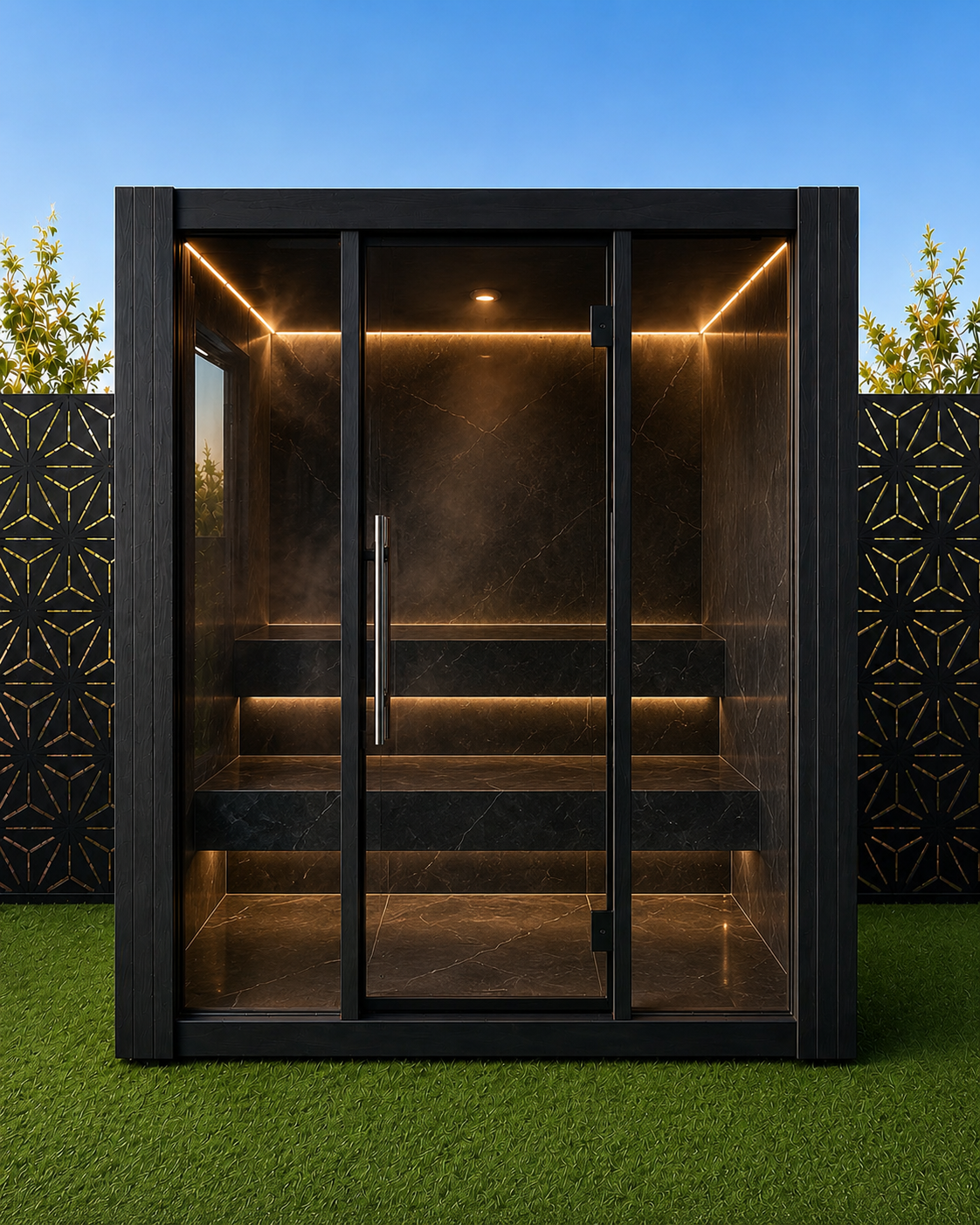 SteamHaus - 6-8-person Indoor & Outdoor Steam Room