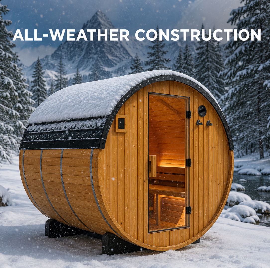 Barlina - 4-6 person Traditional Outdoor Sauna