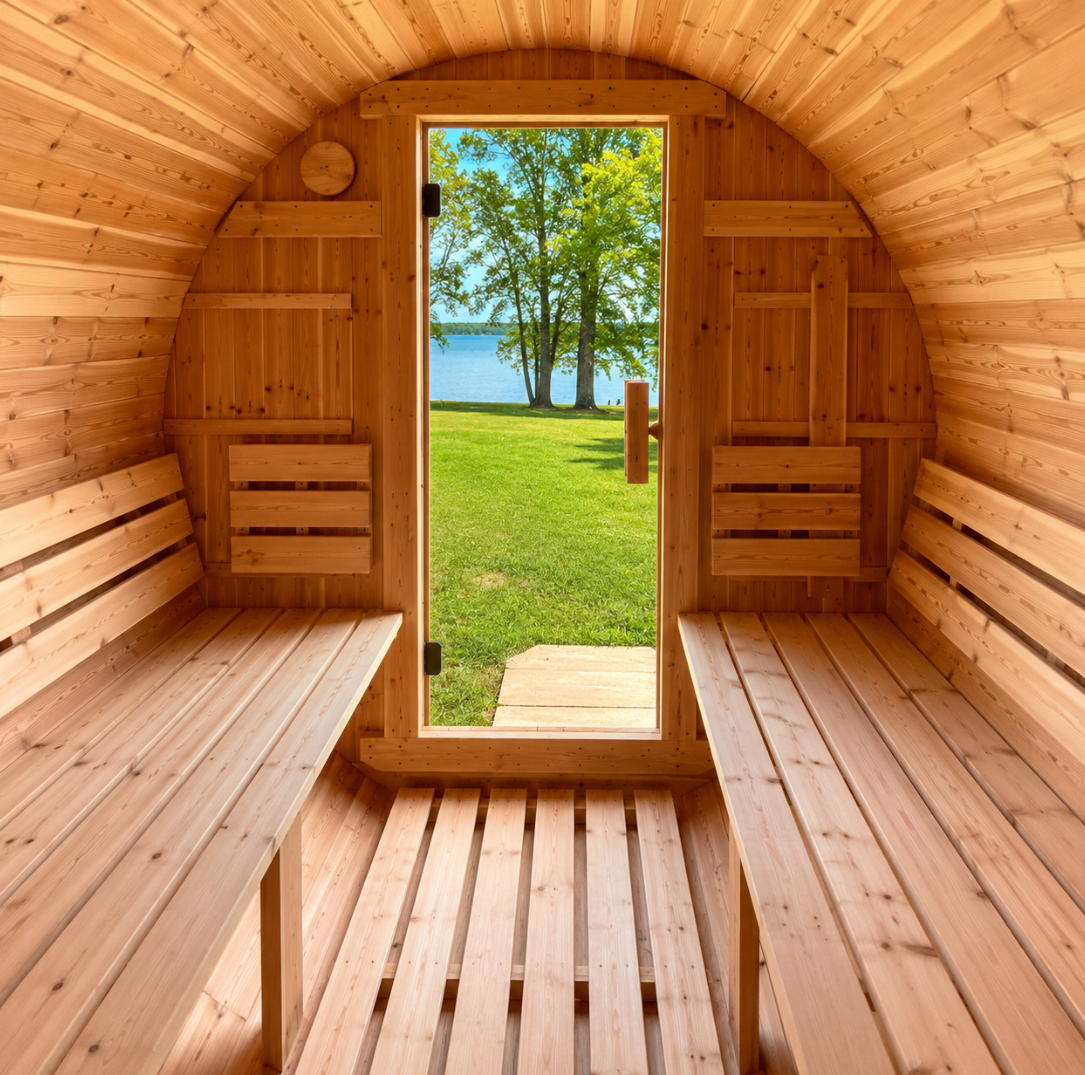 Barlina - 4-6 person Traditional Outdoor Sauna