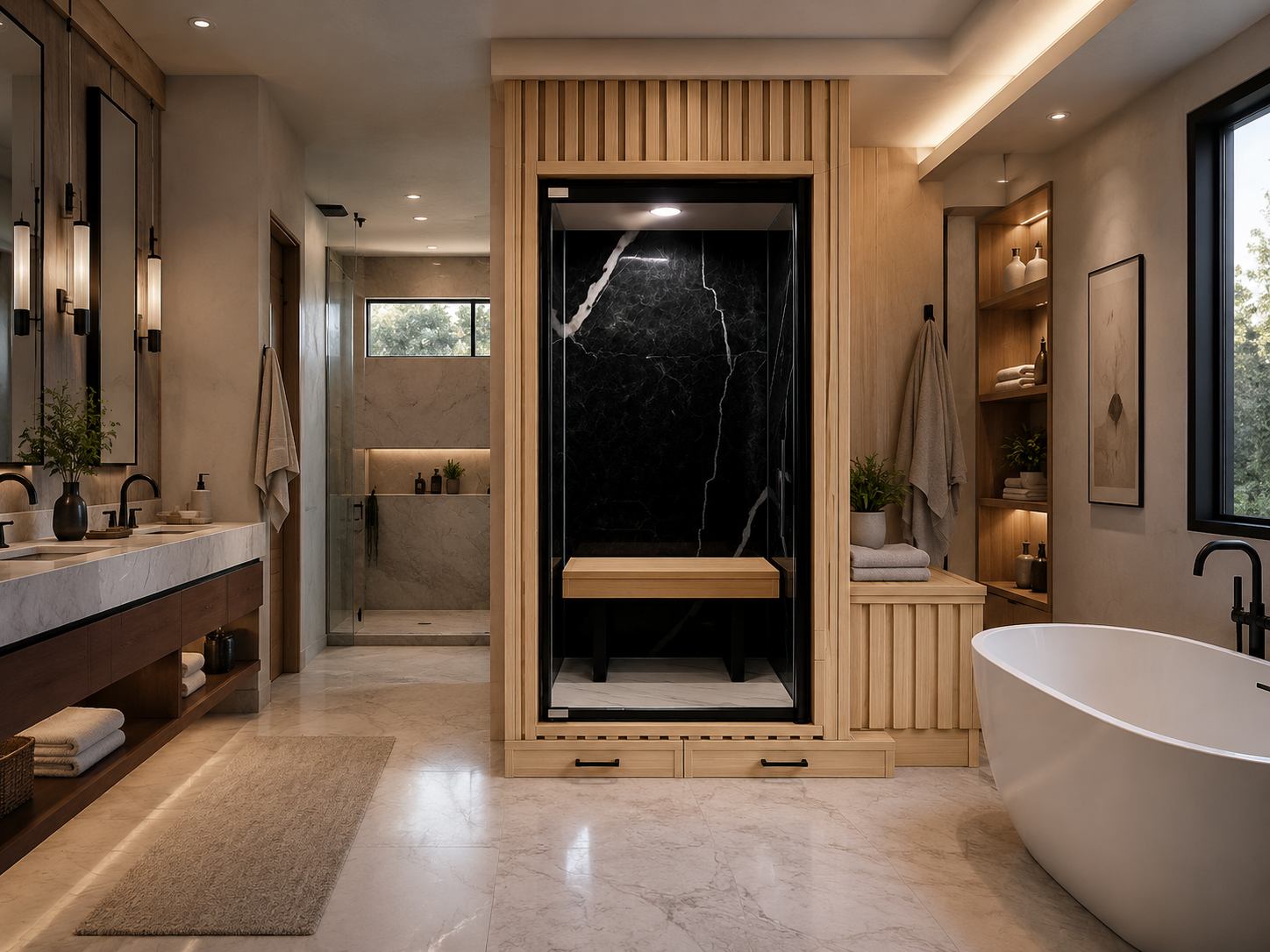 Beppu® 1 (Single) Person Indoor & Outdoor Steam Room