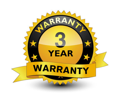 3-Year Warranty