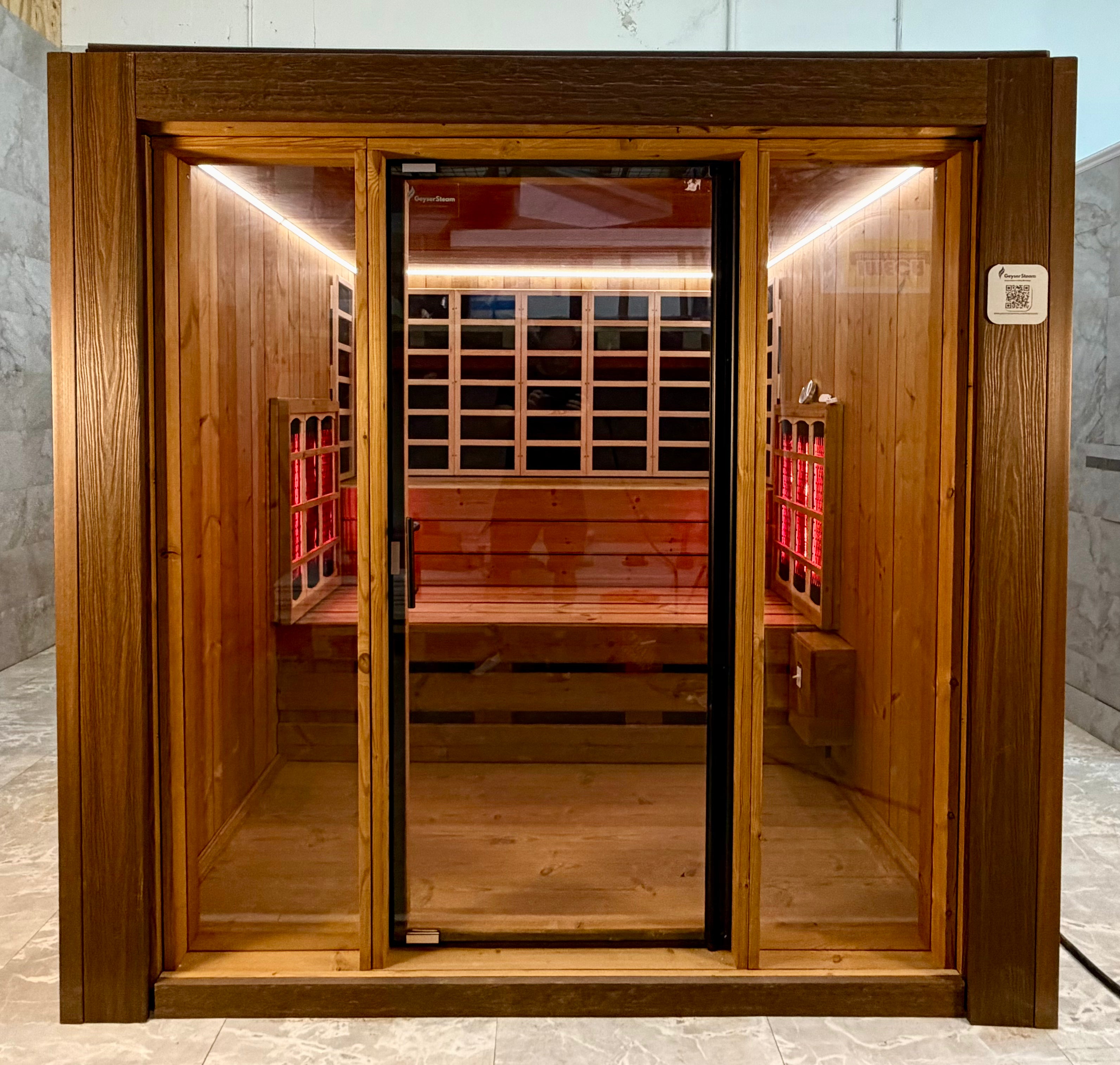 Lukaku - 4-6 person Indoor & Outdoor Traditional & Infrared Sauna