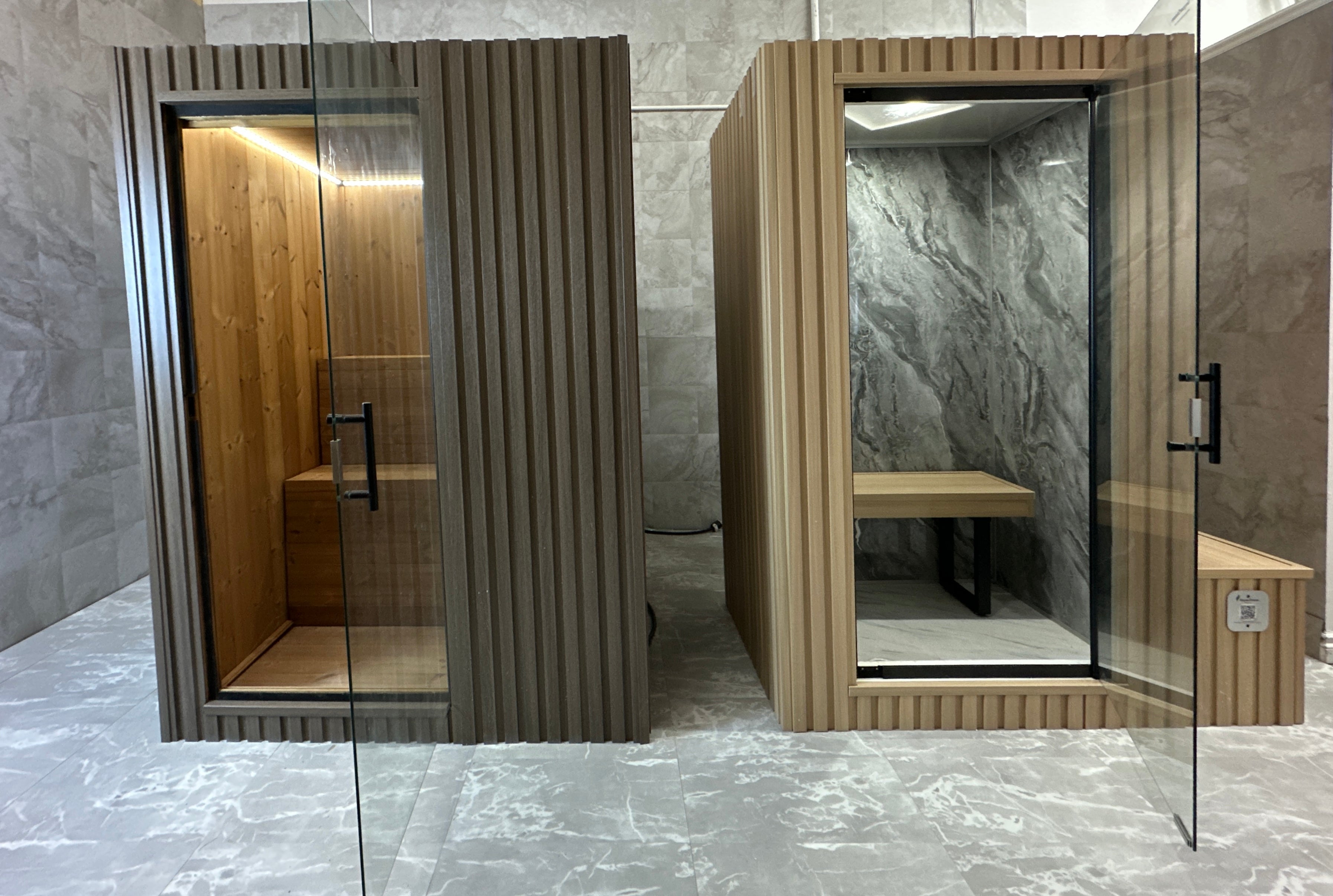 Fly Geyser® - 2 Person Indoor & Outdoor - Steam Sauna Room - Monaco Gray