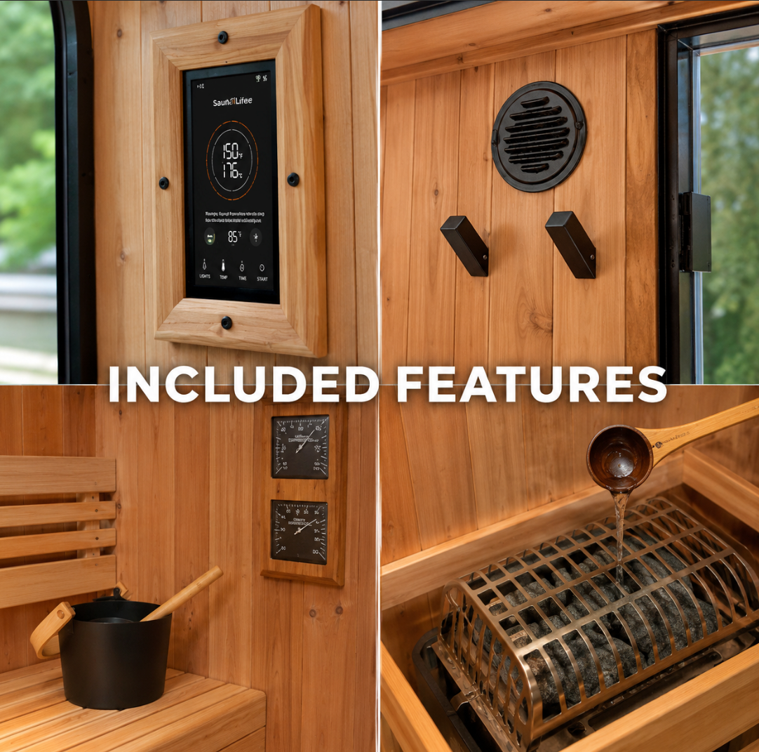 Lulay - 2-3 person - Traditional Outdoor Sauna