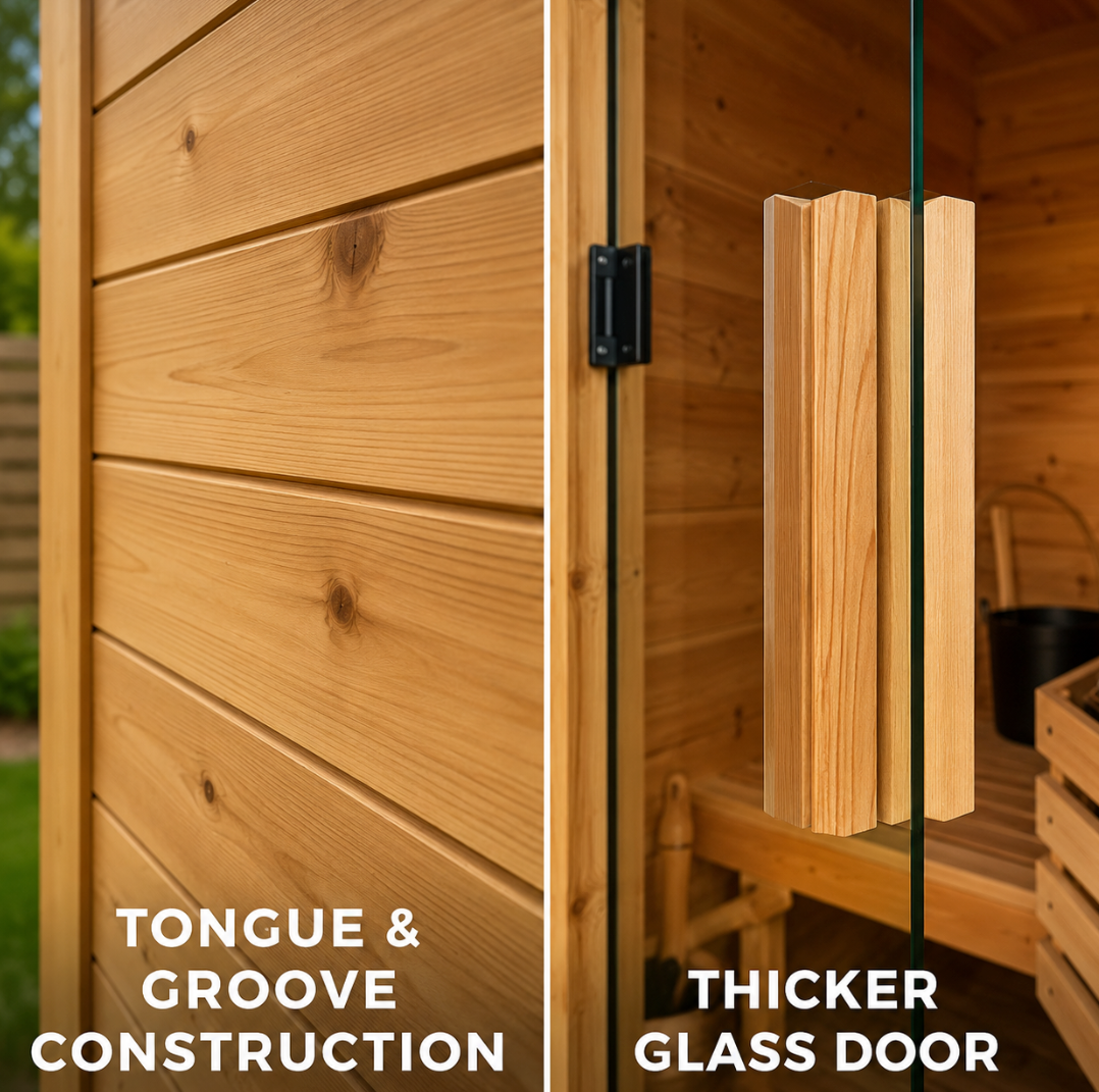 Numa - 2-4 person - Traditional Outdoor Sauna