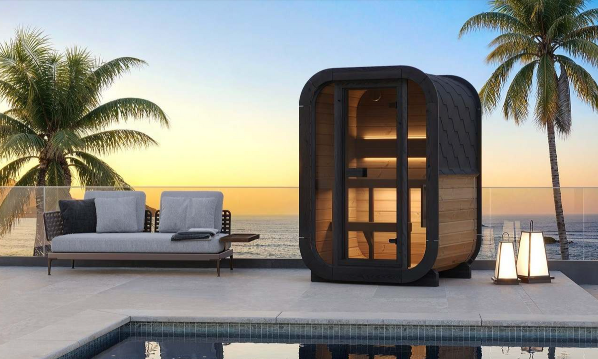 SaunaLife Model CL3G - 2-person Outdoor Traditional Sauna