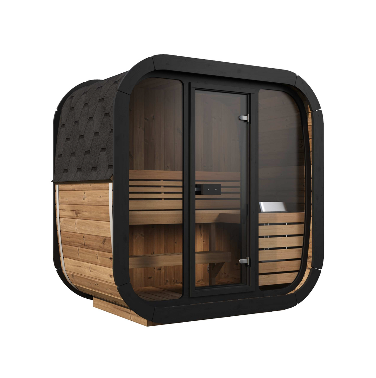 SaunaLife Model CL4G - 3-person Outdoor Traditional Sauna
