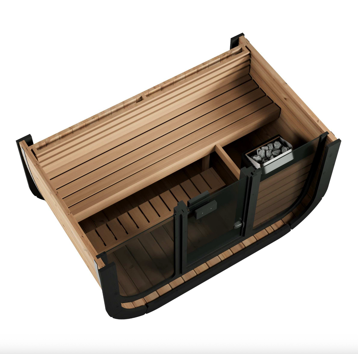 SaunaLife Model CL4G - 3-person Outdoor Traditional Sauna