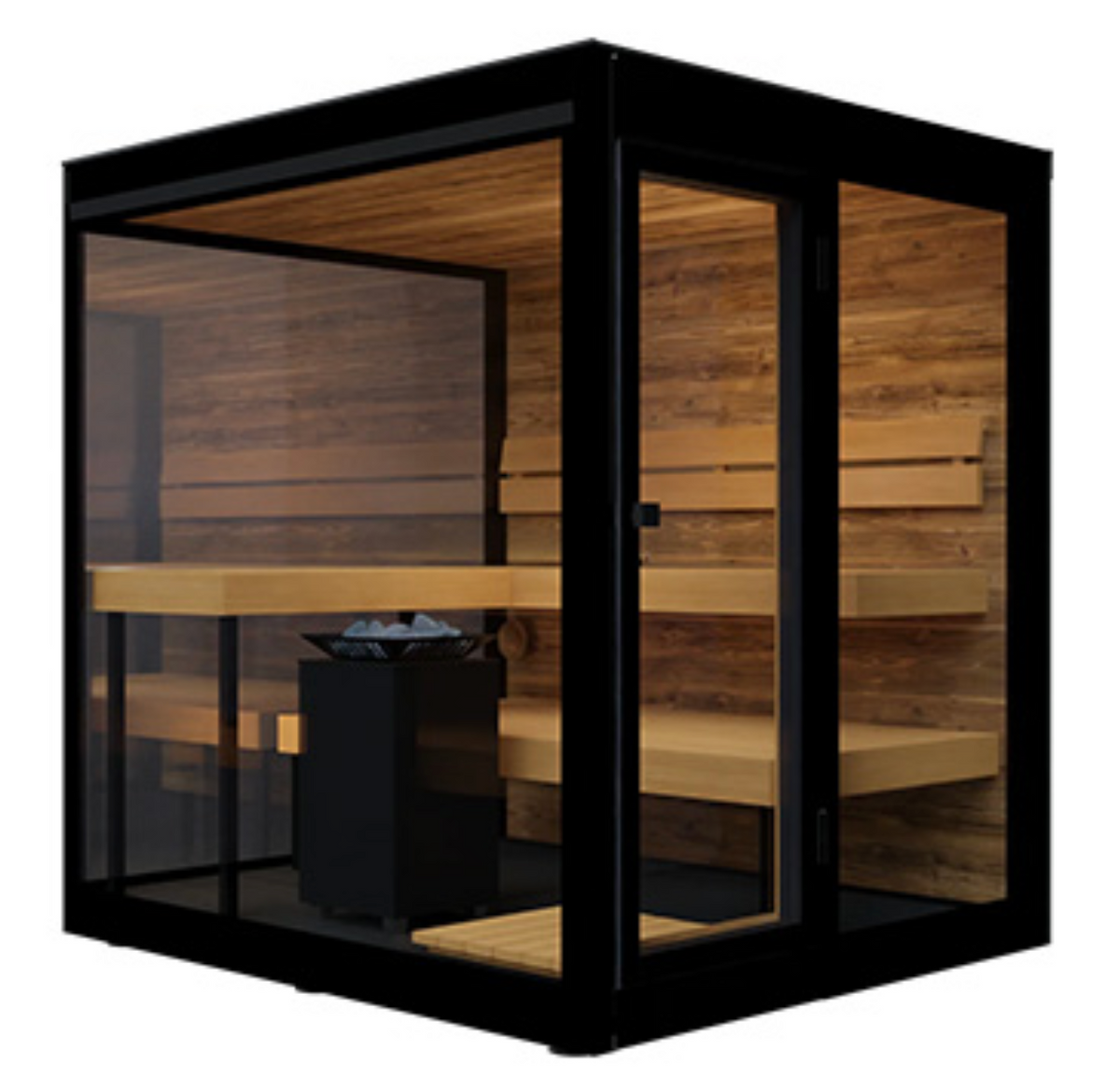 ThermaSol Vue Sauna Cabin - Outdoor 4 person Traditional Sauna