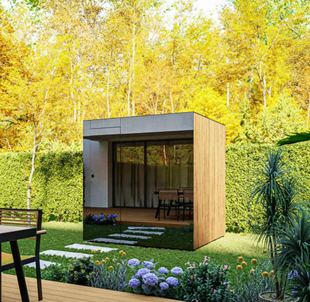 ThermaSol Spectra Sauna Cabin - 4 person Outdoor Sauna