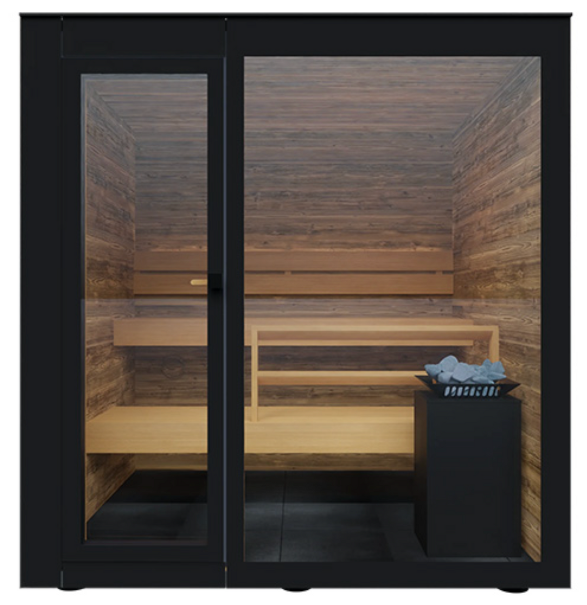 ThermaSol Spectra Sauna Cabin - 4 person Outdoor Sauna