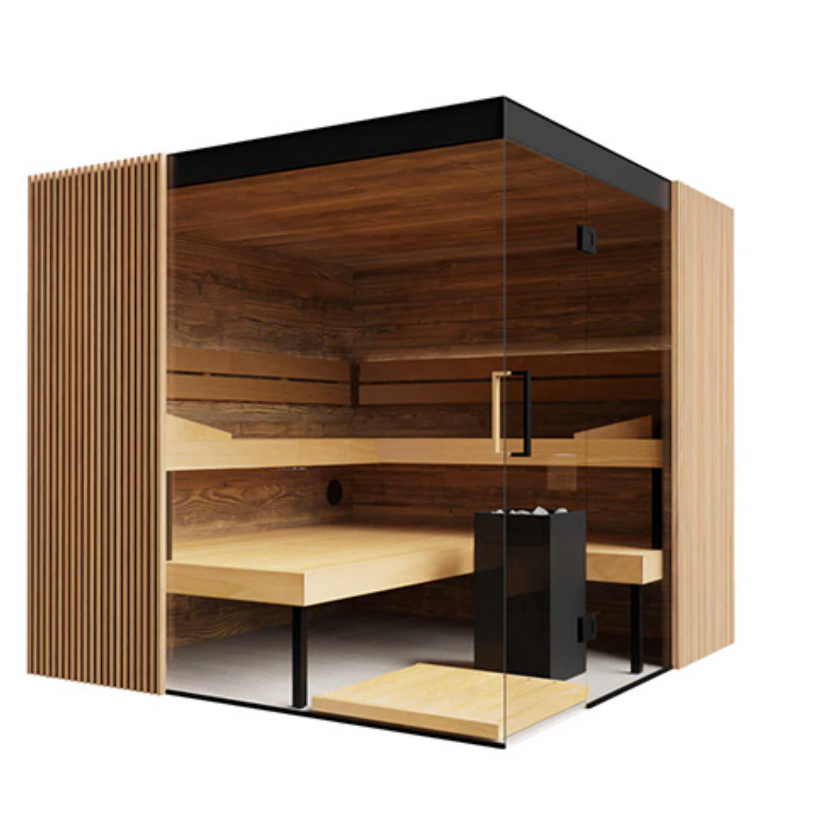ThermaSol Aalto Sauna Cabin - Indoor 4 person Traditional Sauna