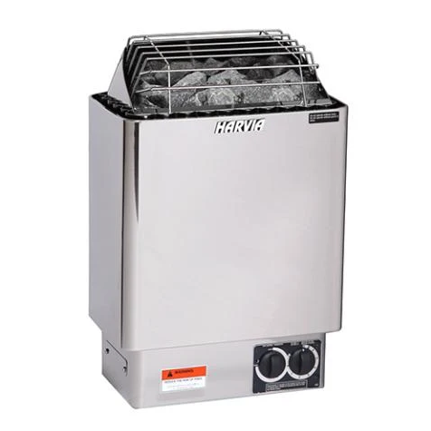 Harvia KIP Electric Sauna Heater with Built-In Controls (4.5 kW - 8 kW)