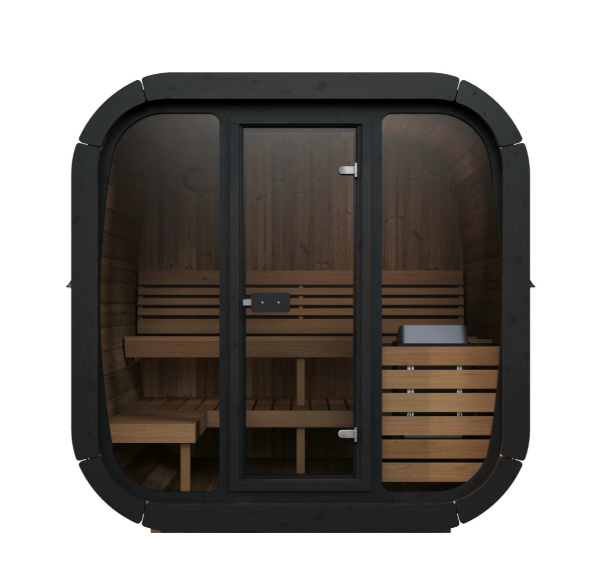 SaunaLife Model CL5G - 4-person Outdoor Traditional Sauna