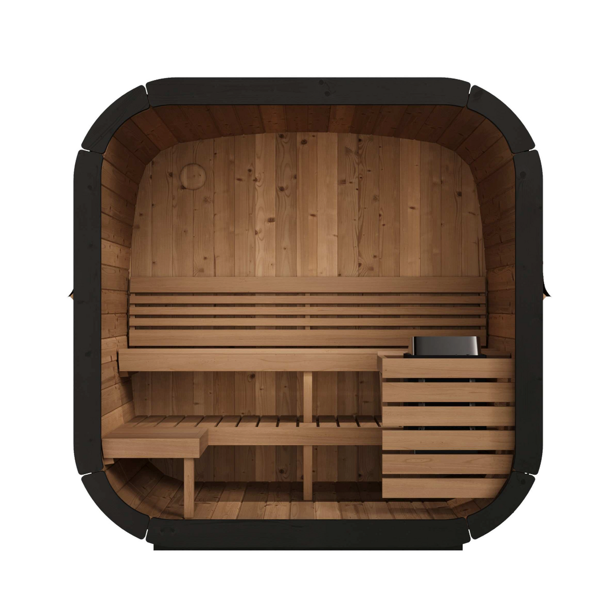 SaunaLife Model CL5G - 4-person Outdoor Traditional Sauna