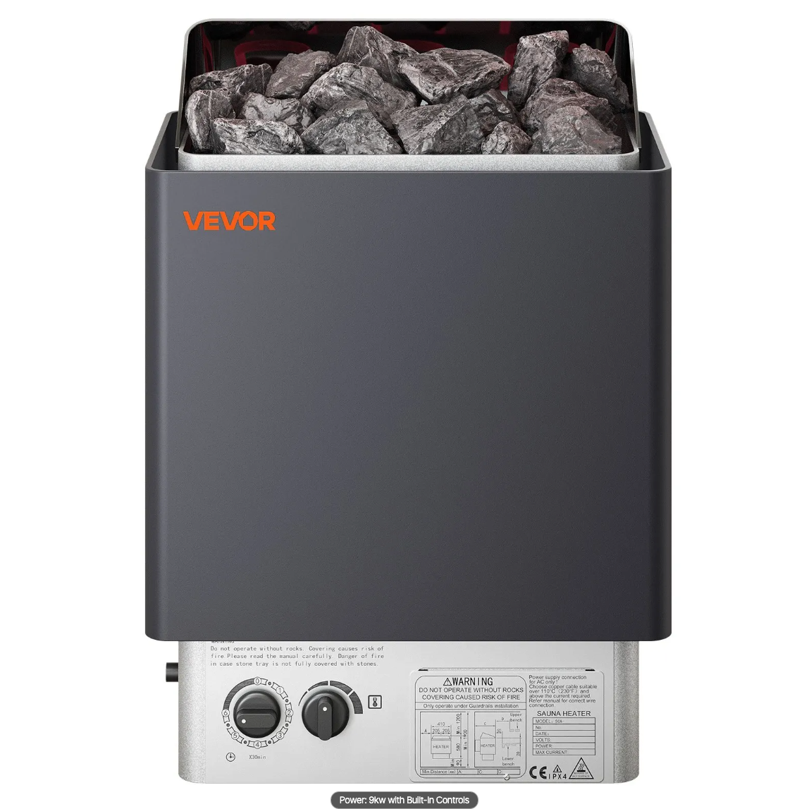 Standard Electric Sauna Heater (4.5 kw - 9kw)