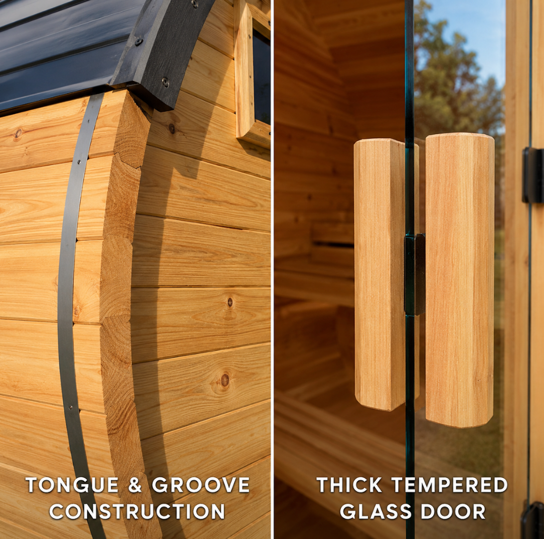 Barlina - 4-6 person Traditional Outdoor Sauna