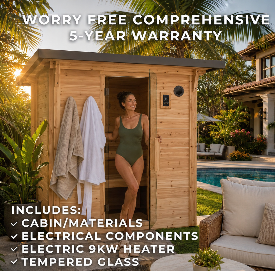 Numa Large - 3-5 person - Traditional Outdoor Sauna
