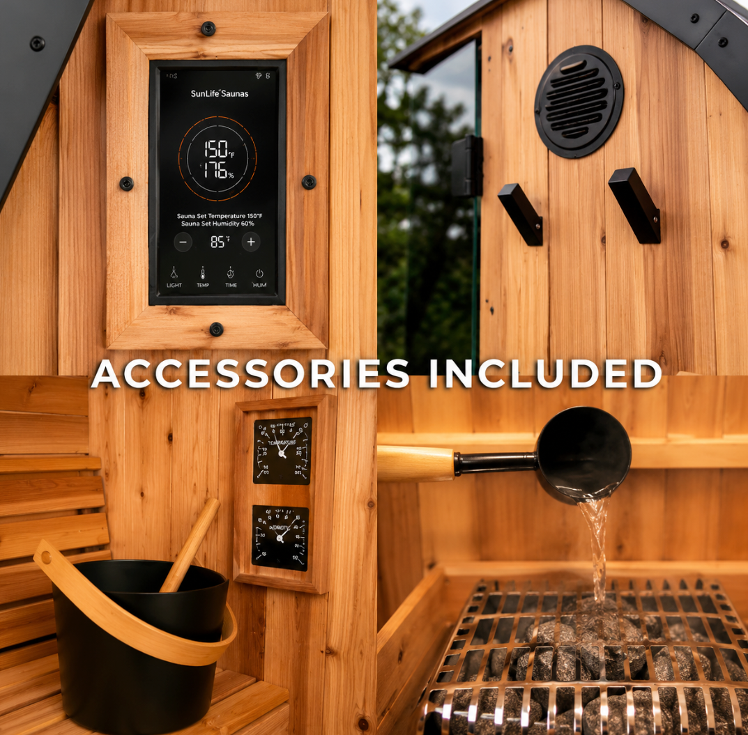 Numa Large - 3-5 person - Traditional Outdoor Sauna
